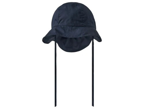 Mørkeblå bomuldssolhat med UV beskyttelse fra Name It dark sapphire UPF 50 13226582